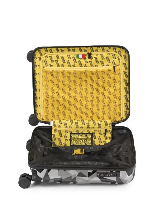 ICON PATTERN Chariot à bagages à main gris camouflage - Valises cabine