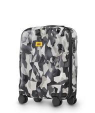 CRASH BAGGAGE ICON PATTERN Chariot à bagages à main gris camouflage - Valises cabine - 4