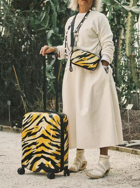 ICON PATTERN Chariot à bagages à main camouflage tigre - Valises cabine