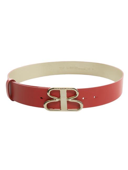 LOGO Ceinture en cuir ROUGE - Ceintures