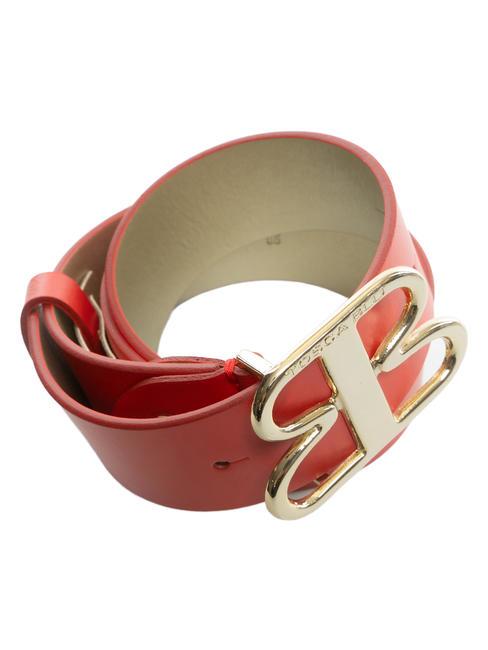 LOGO Ceinture en cuir ROUGE - Ceintures