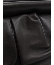 BORBONESE DUNETTE Sac bandouli&egrave;re moyen en cuir t&ecirc;te noire - Sacs pour Femme - 3