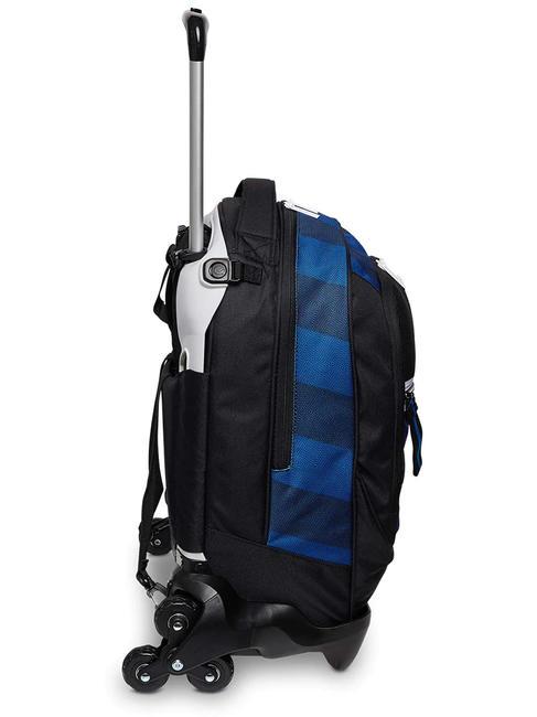 JACK Sac à dos trolley amovible à 3 roues Noir - Sacs à dos à roulettes