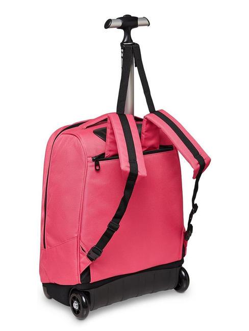 SOLID RECYCLED BENIN Sac à dos chariot betterave violette - Sacs à dos à roulettes