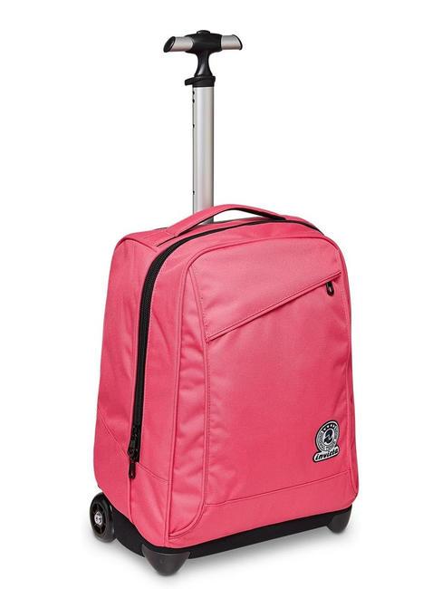 SOLID RECYCLED BENIN Sac à dos chariot betterave violette - Sacs à dos à roulettes