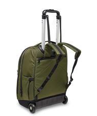 INVICTA ACTIVE NEW BUMP Sac &agrave; dos trolley 2 roues militaire vert - Sacs &agrave; dos &agrave; roulettes - 2