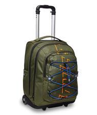 INVICTA ACTIVE NEW BUMP Sac &agrave; dos trolley 2 roues militaire vert - Sacs &agrave; dos &agrave; roulettes - 5