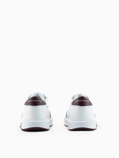 A|X Baskets op.blanc+bordeaux - Chaussures Homme
