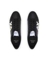 ARMANI EXCHANGE A|X Baskets bleu profond + blanc op. - Chaussures Homme - 4