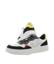 ARMANI EXCHANGE A|X Baskets noir + jaune - Chaussures Homme - 3