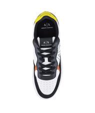 ARMANI EXCHANGE A|X Baskets noir + jaune - Chaussures Homme - 5