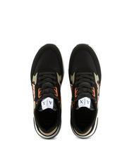 ARMANI EXCHANGE DUSSELDORF Baskets Homme noir+bois+orange - Chaussures Homme - 5