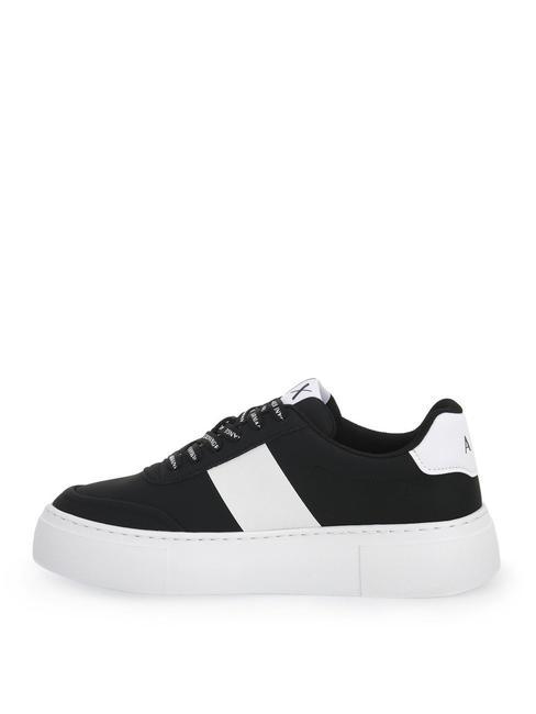A|X Baskets à plateforme noir+blanc op. - Chaussures Femme