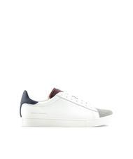 ARMANI EXCHANGE A|X Baskets en cuir op.blanc+marine+bordea - Chaussures Homme - 2