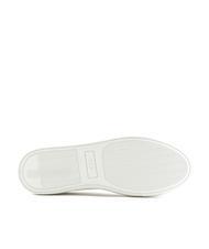 ARMANI EXCHANGE A|X Baskets en cuir op.blanc+marine+bordea - Chaussures Homme - 5