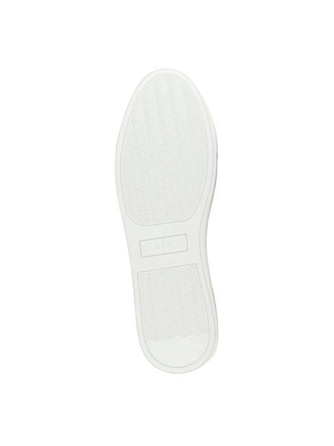 A|X Baskets en cuir noir+vin+op.blanc - Chaussures Homme