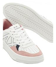 ARMANI EXCHANGE A|X Baskets op.blanc+rose+noir - Chaussures Femme - 5