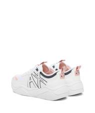 ARMANI EXCHANGE A|X Baskets &eacute;paisses op.blanc+rose+nuit - Chaussures Femme - 3