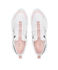 ARMANI EXCHANGE A|X Baskets &eacute;paisses op.blanc+rose+nuit - Chaussures Femme - 4