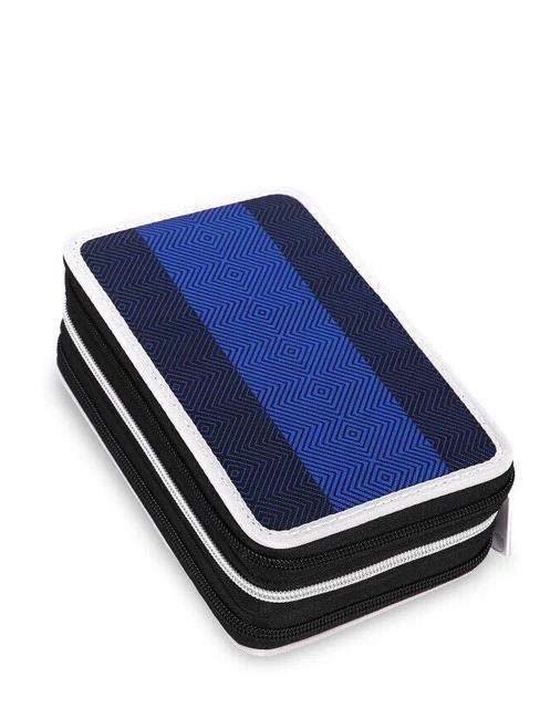 1907 Trousse 3 zips avec trousse scolaire Noir - Étuis et Accessoires