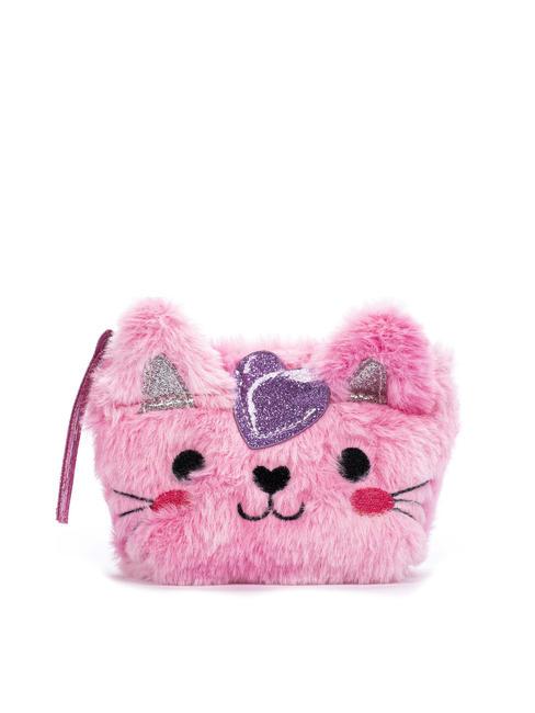 CAT Porte monnaie fourrure rose - Sacs et accessoires Enfants