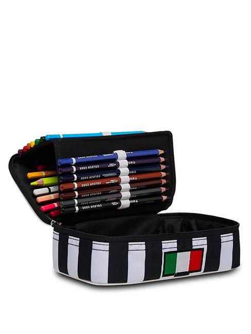 GLORIOUS WIN Trousse scolaire à 3 zips Quick Case Noir - Étuis et Accessoires