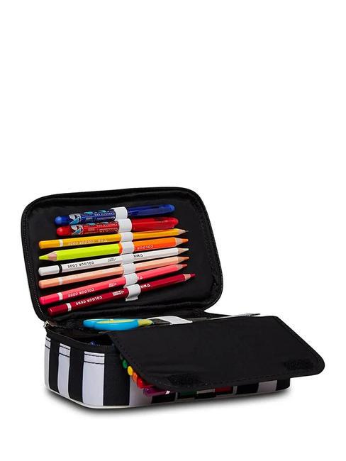 GLORIOUS WIN Trousse scolaire à 3 zips Quick Case Noir - Étuis et Accessoires
