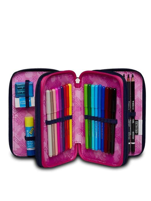 CLOUDY SHAPES Trousse 3 zips avec trousse scolaire Bluedeep - Étuis et Accessoires