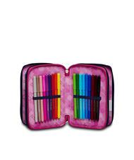 SEVEN CLOUDY SHAPES Trousse 3 zips avec trousse scolaire Bluedeep - Étuis et Accessoires - 4