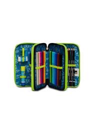 SJGANG EVER URBY BOY Trousse 3 zips avec trousse scolaire - Étuis et Accessoires