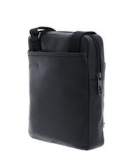 PIQUADRO AKRON Sac plat en cuir Noir - Sacs en Bandoulières pour Homme - 3
