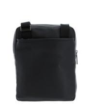 PIQUADRO AKRON Sac plat en cuir Noir - Sacs en Bandoulières pour Homme - 4