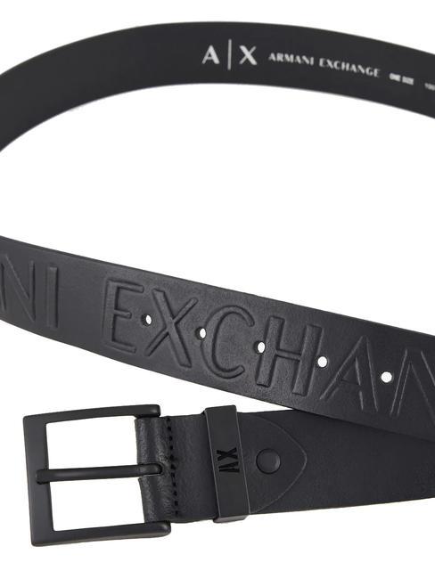 A|X LEATHER Ceinture en cuir Noir - Ceintures
