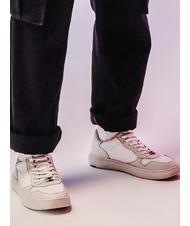 CULT IRON 3992 Baskets en cuir à logo embossé blanc - Chaussures Homme - 5