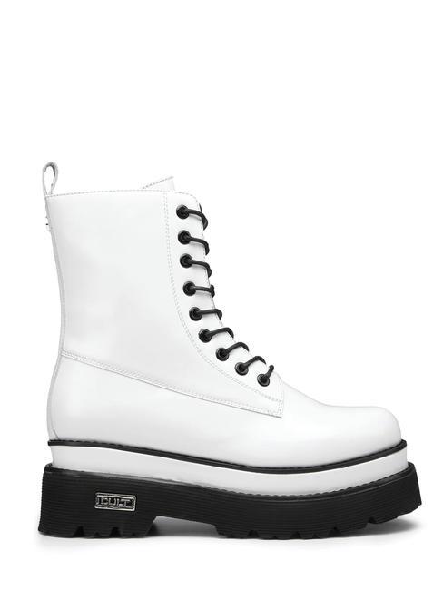 GRETA 3236 Plateforme Stvali ahfibi blanc - Chaussures Femme