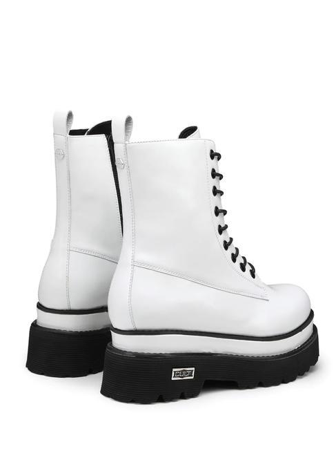 GRETA 3236 Plateforme Stvali ahfibi blanc - Chaussures Femme