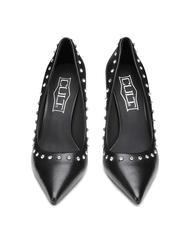 CULT QUEEN 3878 Escarpins en cuir avec applications noir - Chaussures Femme - 3