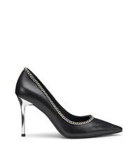 CULT QUEEN 3878 Escarpins en cuir avec chaîne - Chaussures Femme