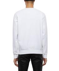 DIESEL S-GIRK Sweat col rond en coton blanc - Pulls molletonn&eacute;s - 2