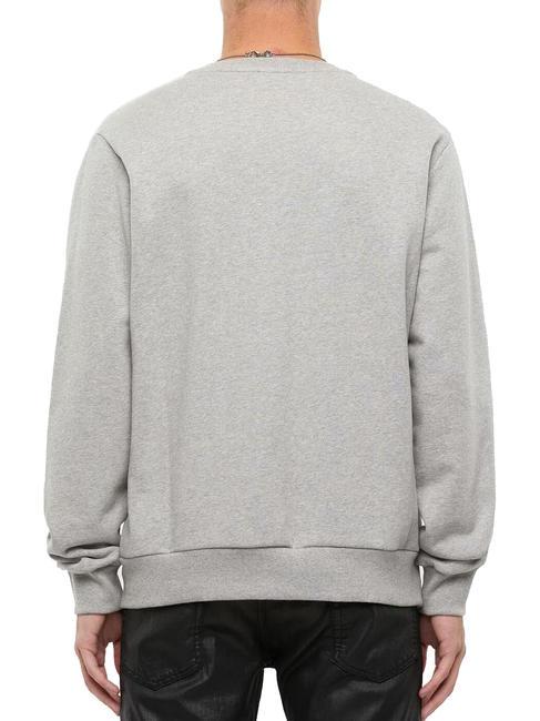 S-GIRK Sweat col rond en coton gris - Pulls molletonnés