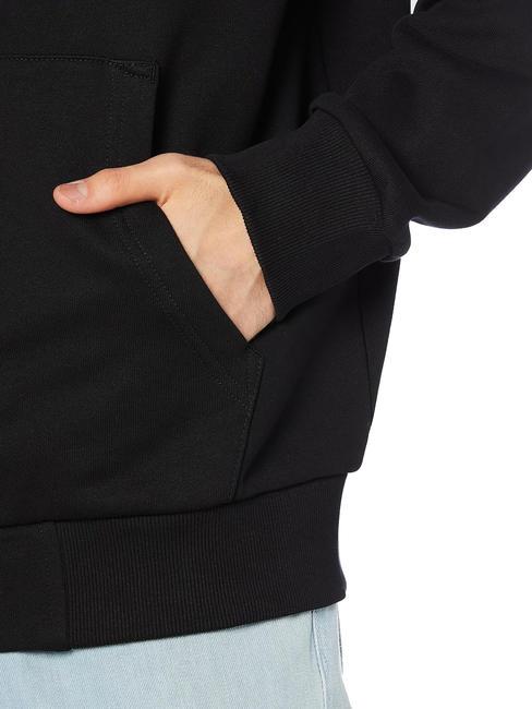 S-GIRK Sweat entièrement zippé avec capuche noir - Pulls molletonnés