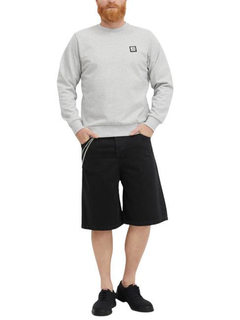 S-GIRK Sweat col rond gris - Pulls molletonnés