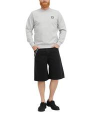 DIESEL S-GIRK Sweat col rond gris - Pulls molletonnés - 4