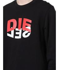DIESEL S-GIRK Sweat col rond en coton - Pulls molletonnés