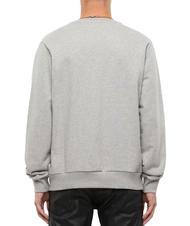 DIESEL S-GIRK Sweat col rond en coton gris - Pulls molletonn&eacute;s - 2