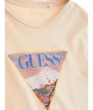GUESS FUJI EASY  T-shirt en cotton sables calmes multi - T-shirt - 5