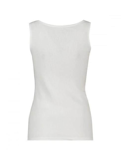 LOGO GLITTER D&eacute;bardeur en coton blanc pur - T-shirt