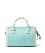 BRACCIALINI FONT Sac bandouli&egrave;re en jacquard c&eacute;leste - Sacs pour Femme - 3