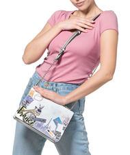 BRACCIALINI CARTOLINE Sac &agrave; rabat bandouli&egrave;re cha&icirc;ne multi - Sacs pour Femme - 4