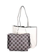 BRACCIALINI GIO Shopper avec pochette amovible blanc - Sacs pour Femme - 2